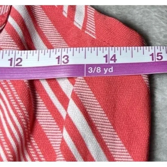 Bobbie Brooks Womens Size Small Sundress Pink White Striped Grannycore Beachy - Picture 8 of 10